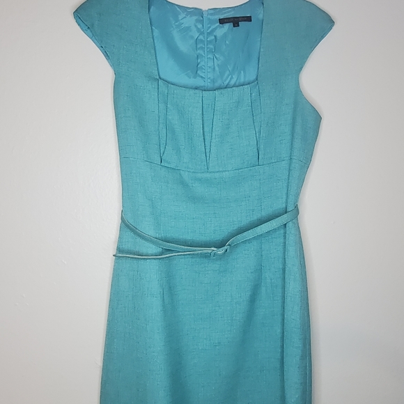 David Meister Aqua Blue Midi Dress - Picture 10 of 16